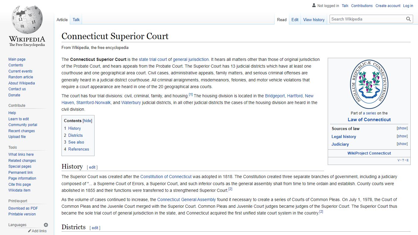 Connecticut Superior Court - Wikipedia